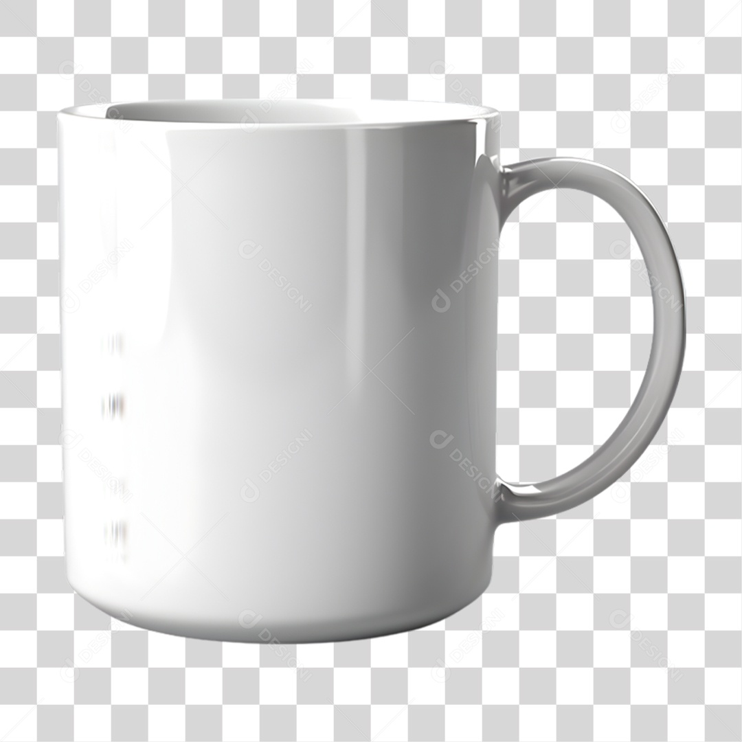 Caneca Branca PNG Transparente
