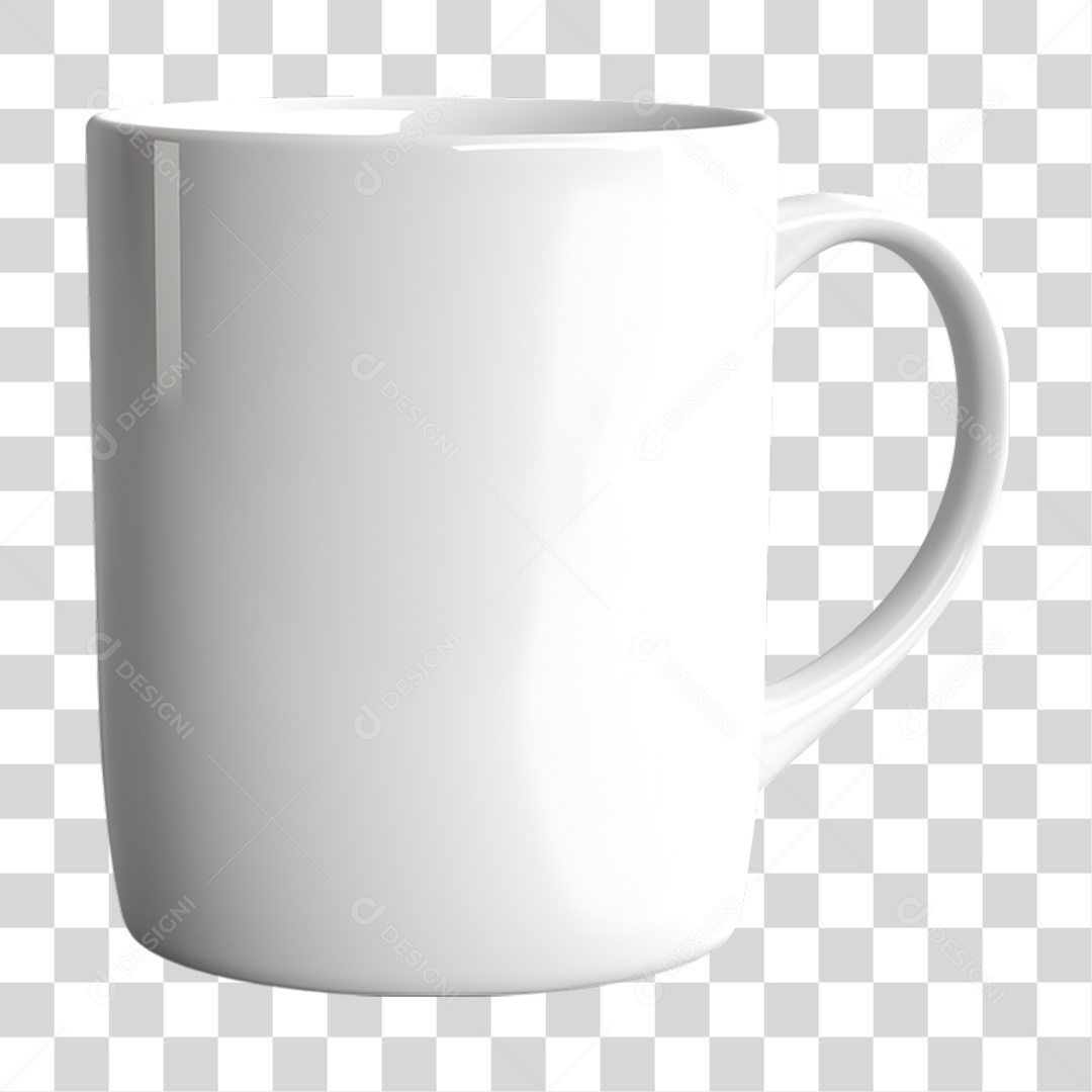 Caneca Branca PNG Transparente