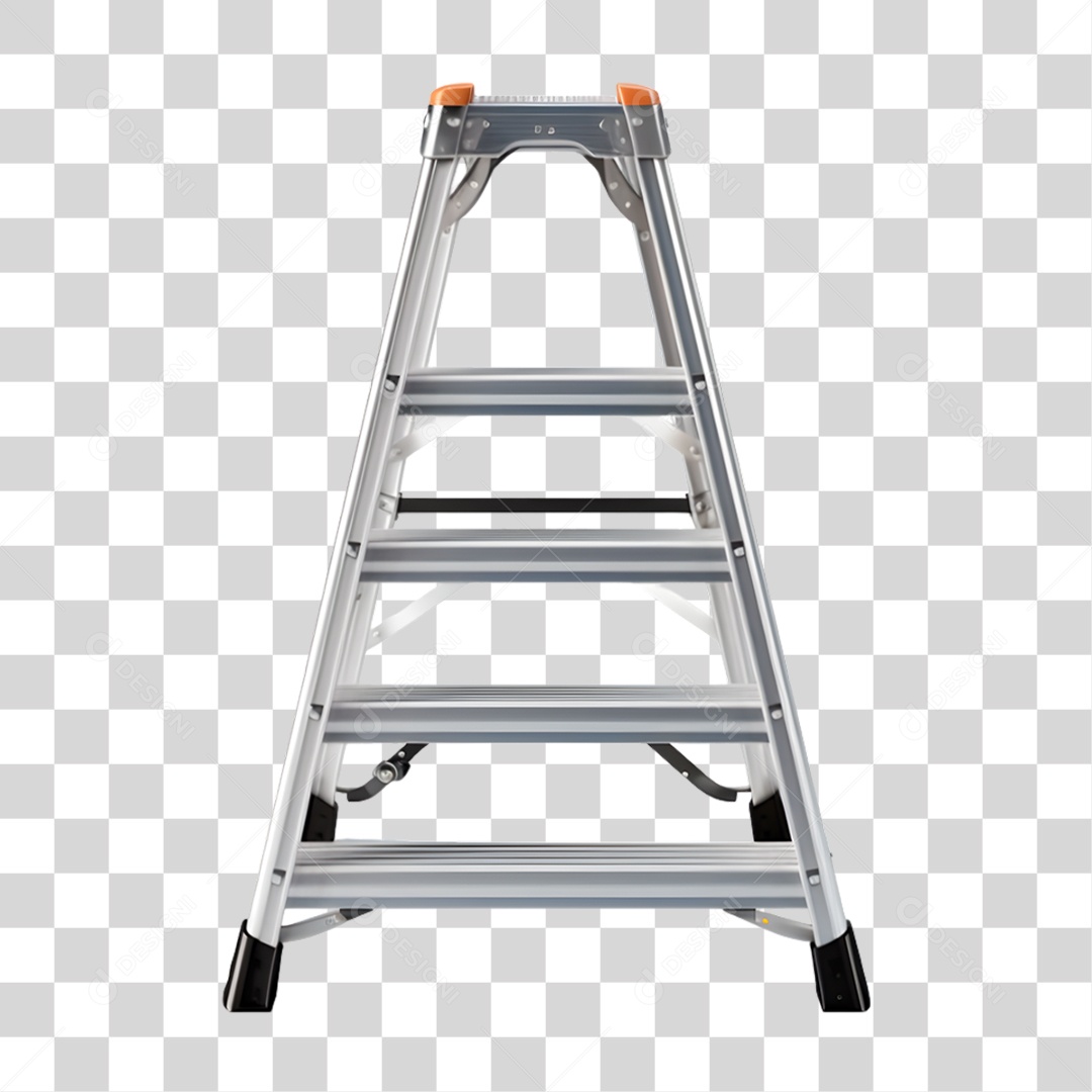 Escada Metálica PNG Transparente