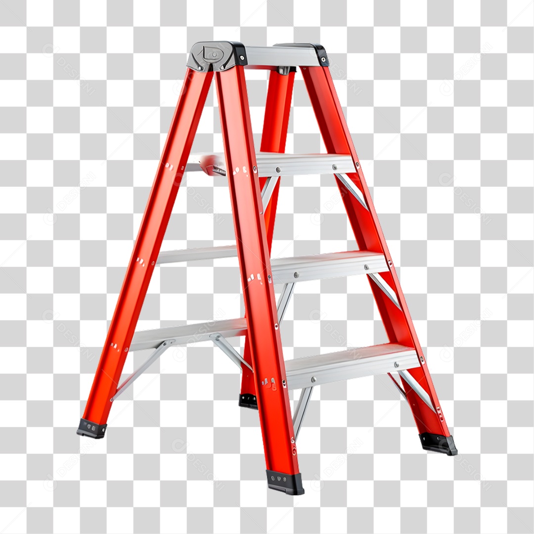 Escada Metálica PNG Transparente