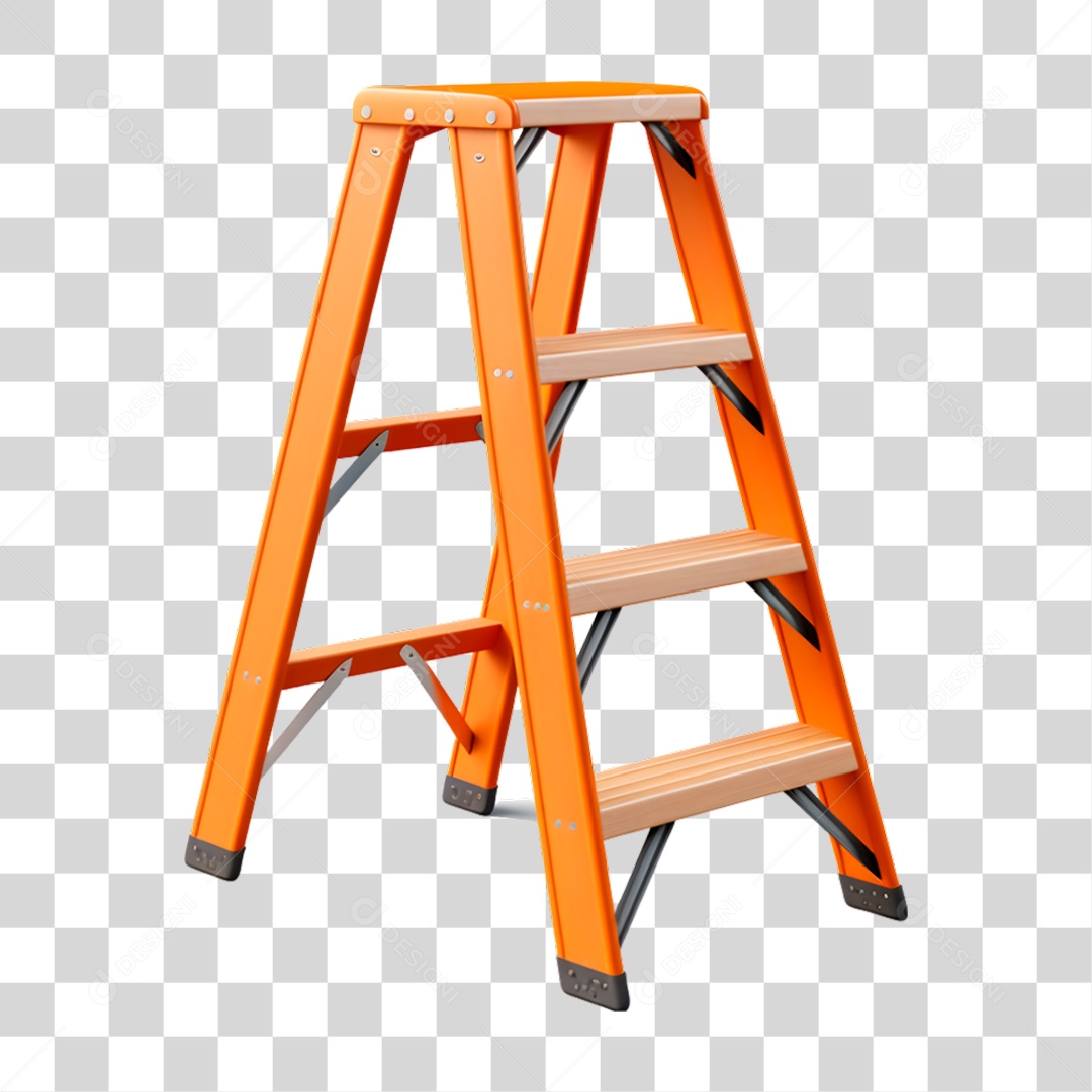 Escada de Madeira PNG Transparente