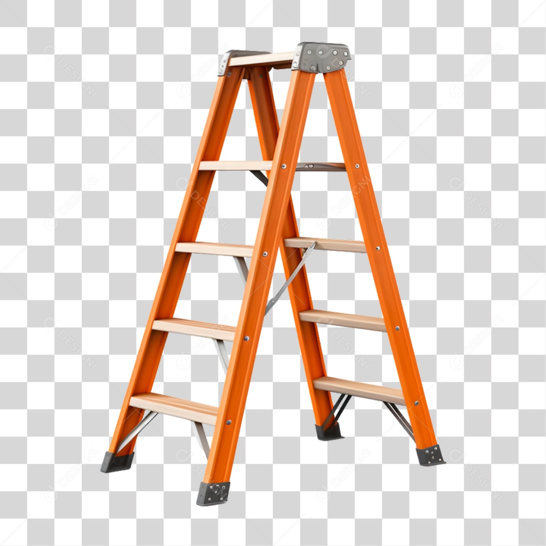 Escada de Madeira PNG Transparente