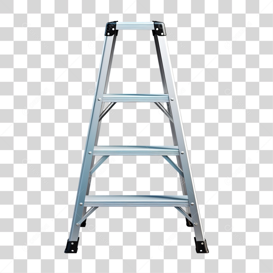 Escada Metálica PNG Transparente