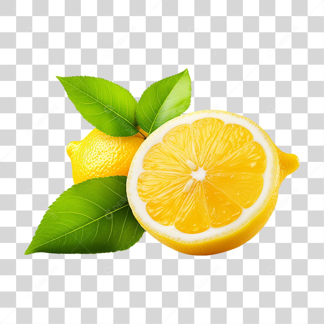 Fruta Limão PNG Transparente