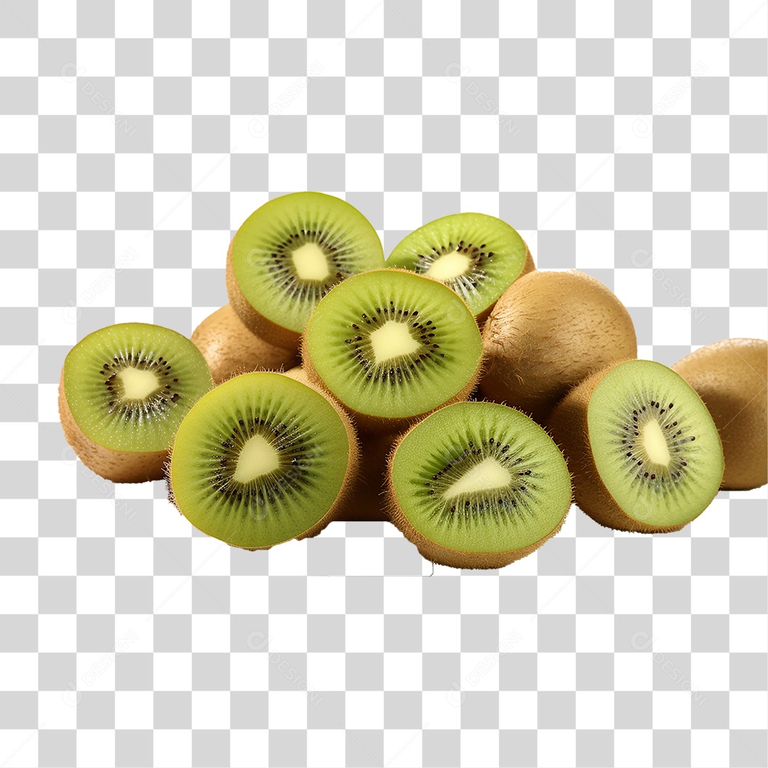 Fruta Kiwi PNG Transparente