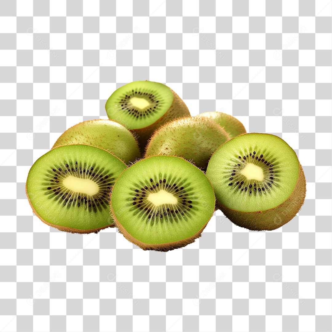 Fruta Kiwi PNG Transparente