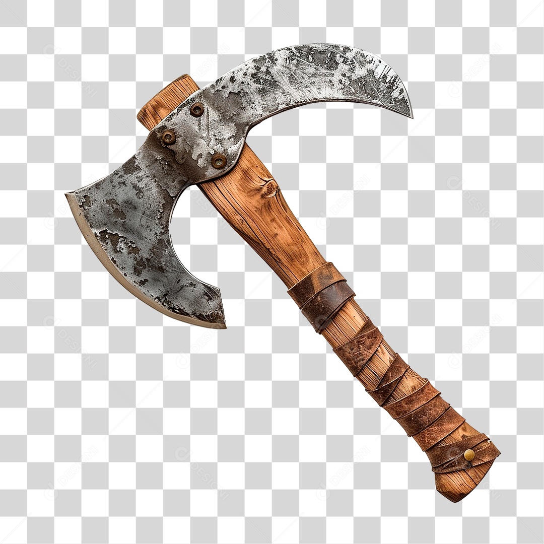 Machado de Lâmina Dupla PNG Transparente