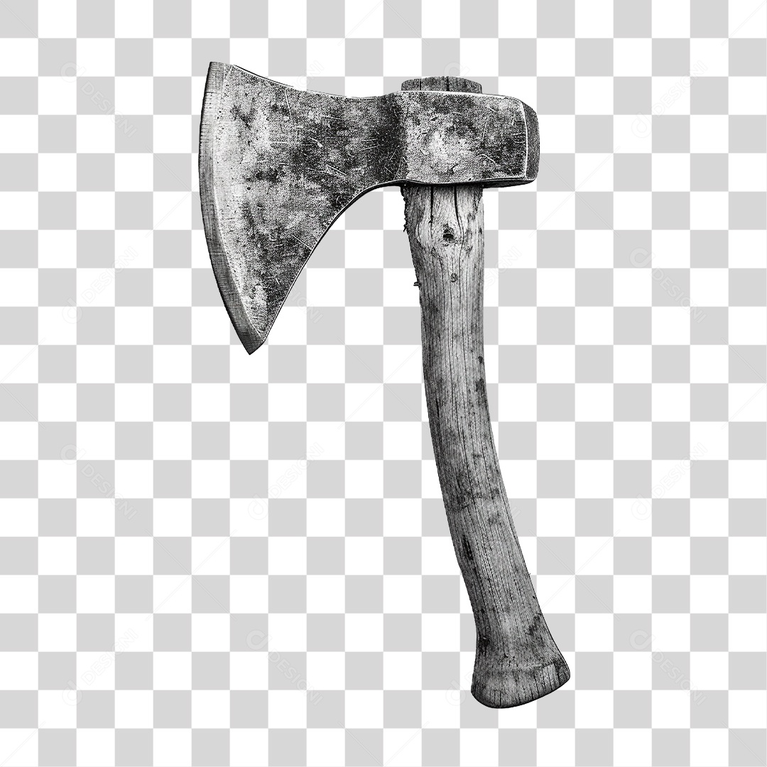 Machado de Lâmina Dupla PNG Transparente