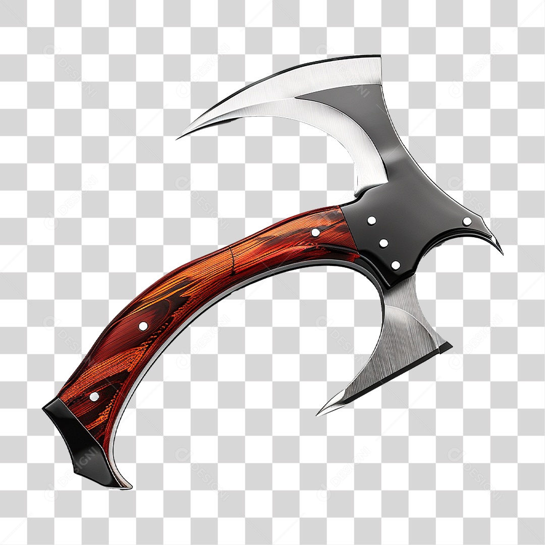 Machado de Lâmina Dupla PNG Transparente