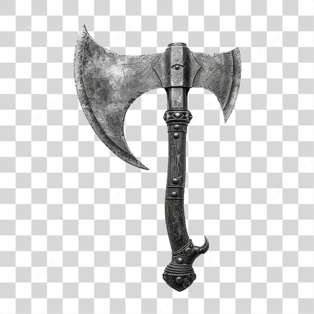 Machado de Lâmina Dupla PNG Transparente