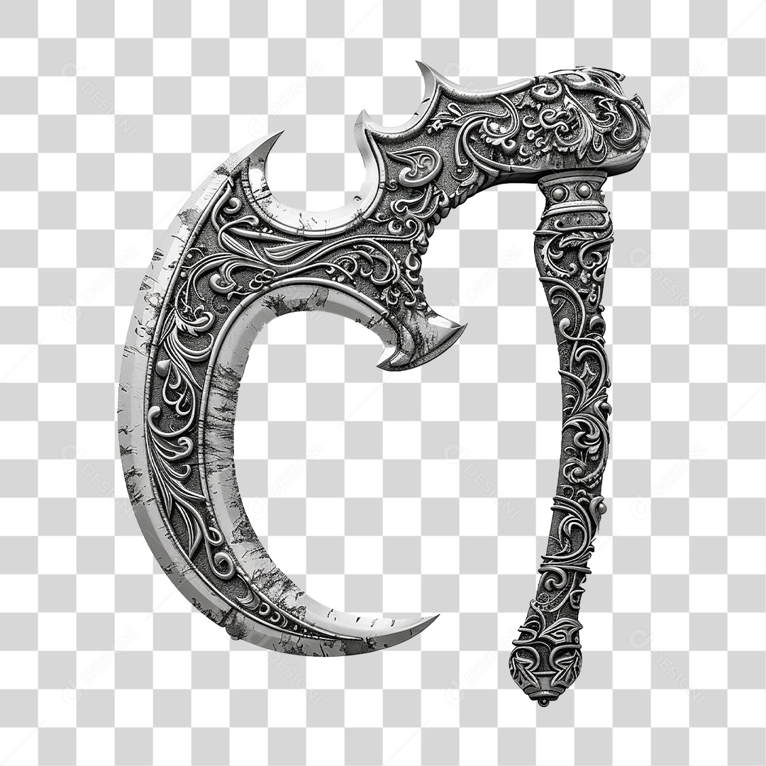 Machado de Lâmina Dupla PNG Transparente