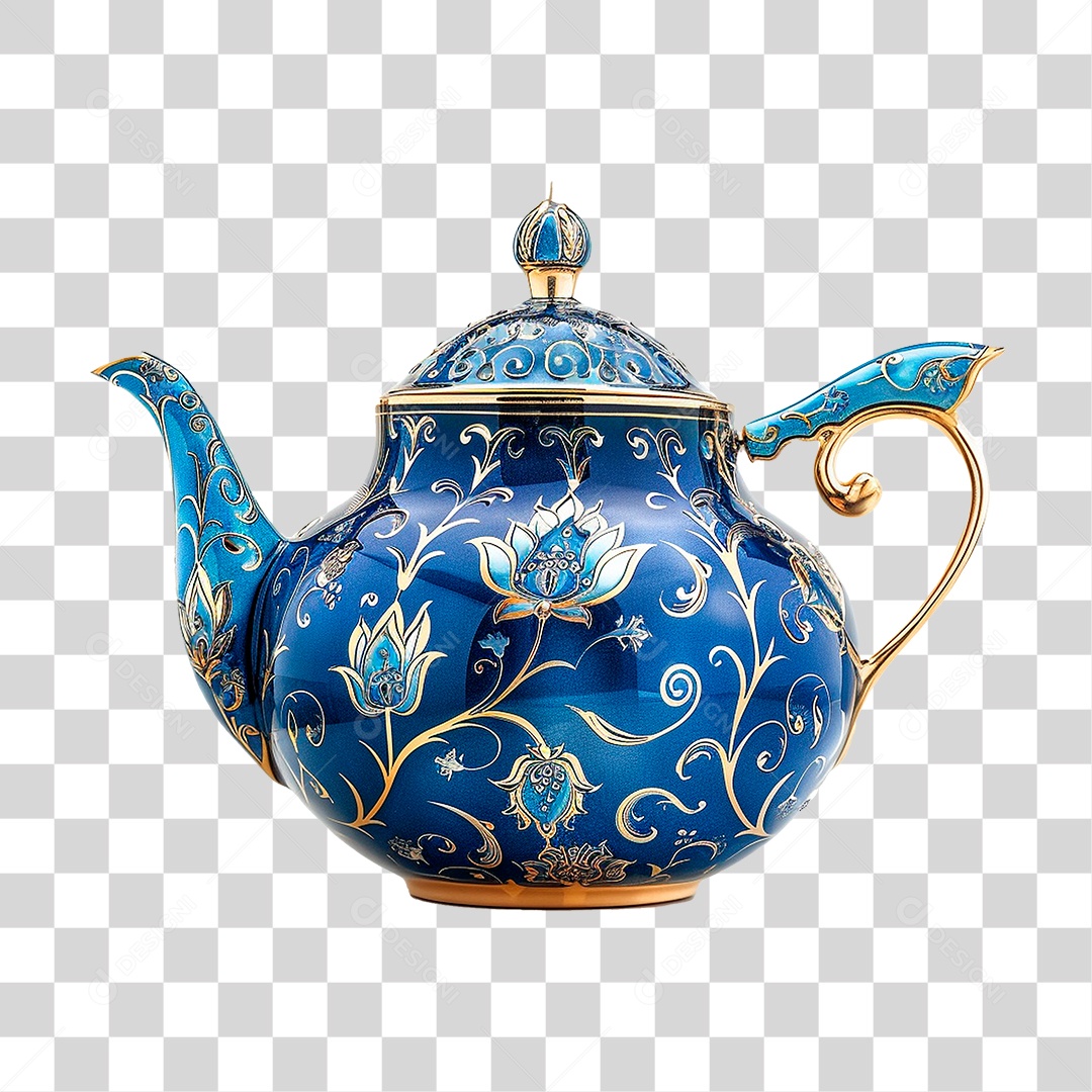 Bule de Cerâmica PNG Transparente