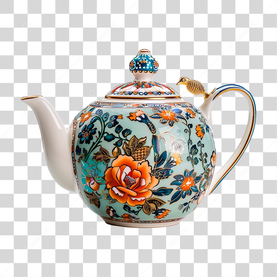 Bule de Cerâmica PNG Transparente