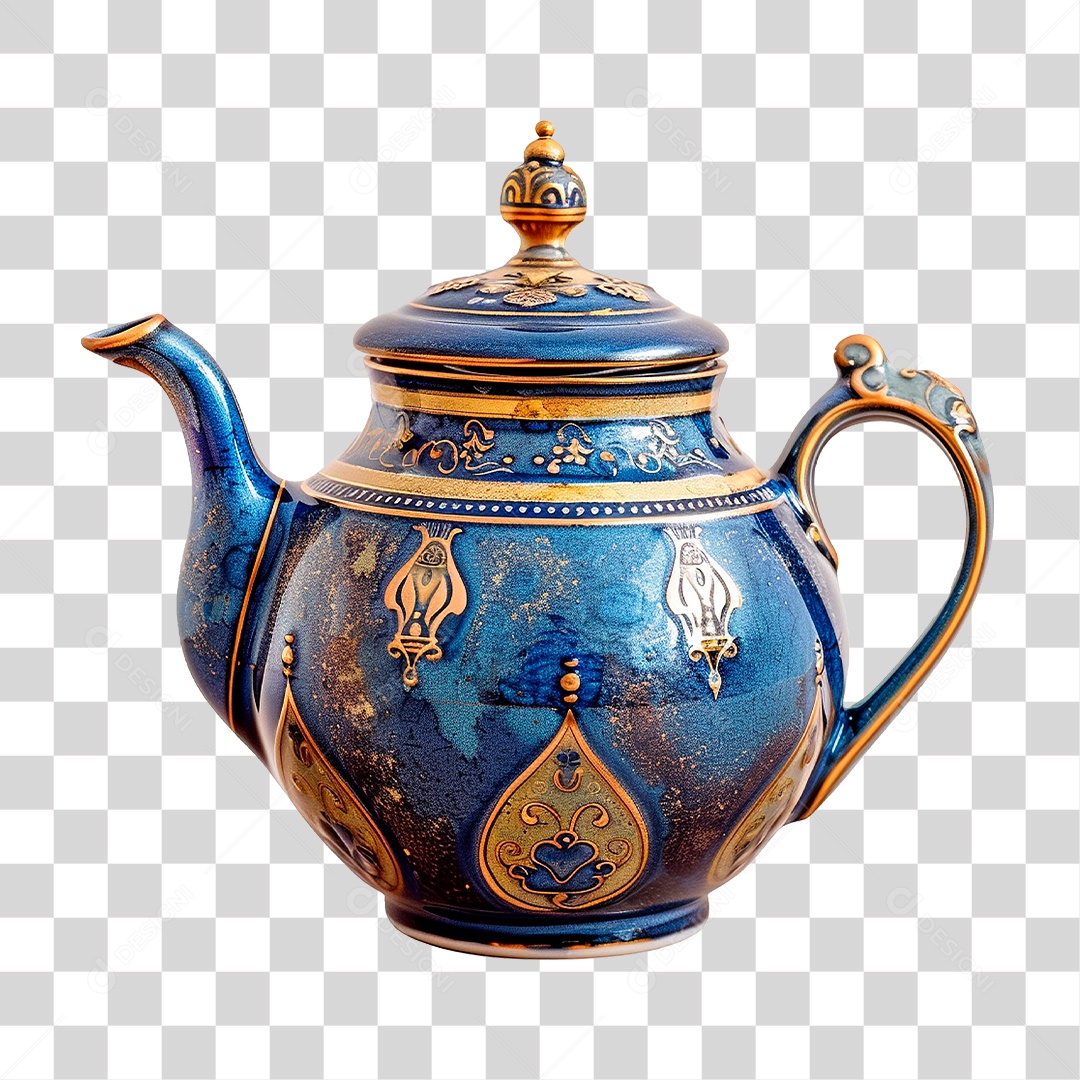 Bule de Cerâmica PNG Transparente