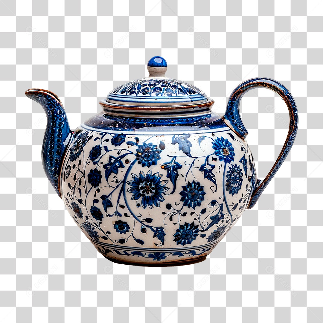 Bule de Cerâmica PNG Transparente