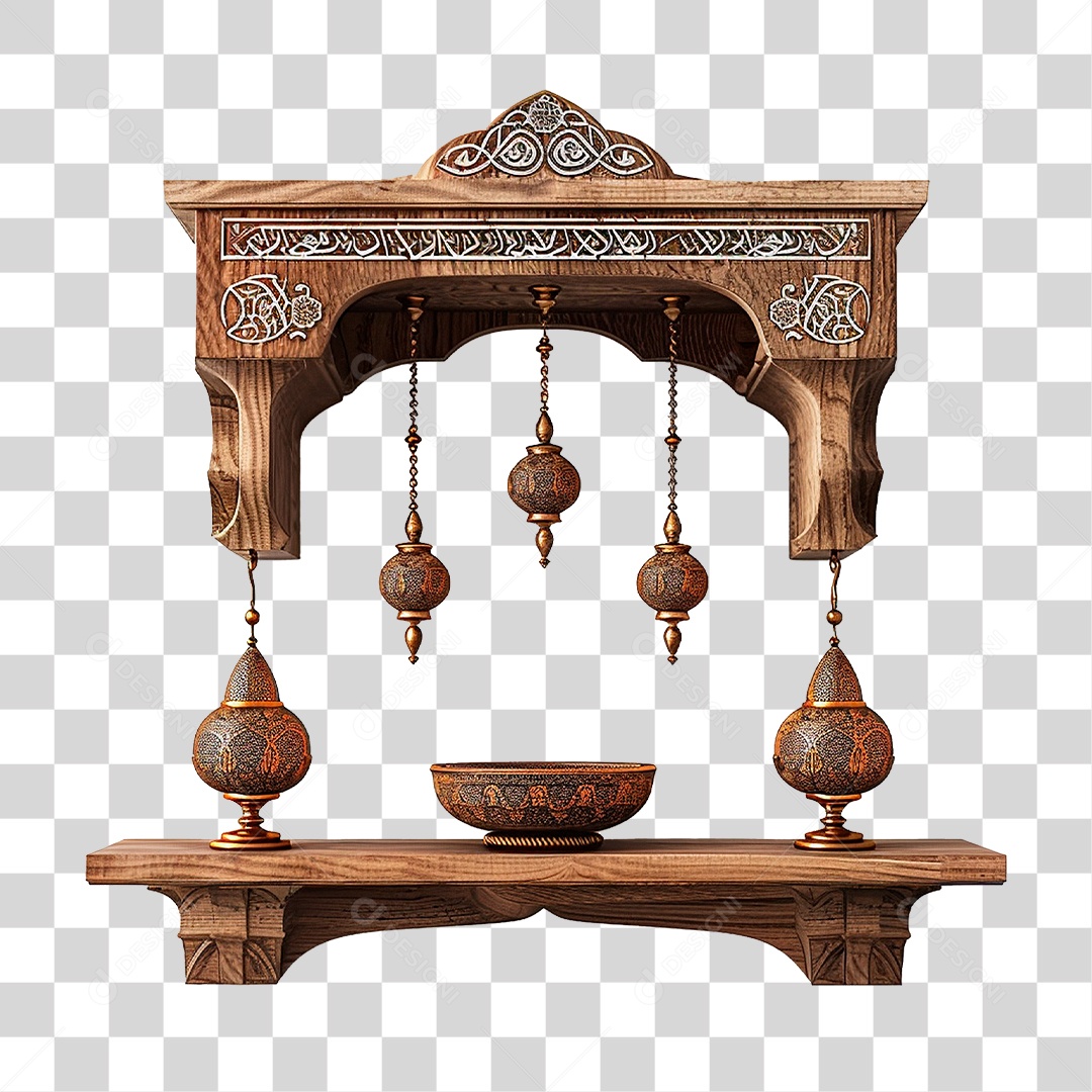 Prateleira de Parede PNG Transparente