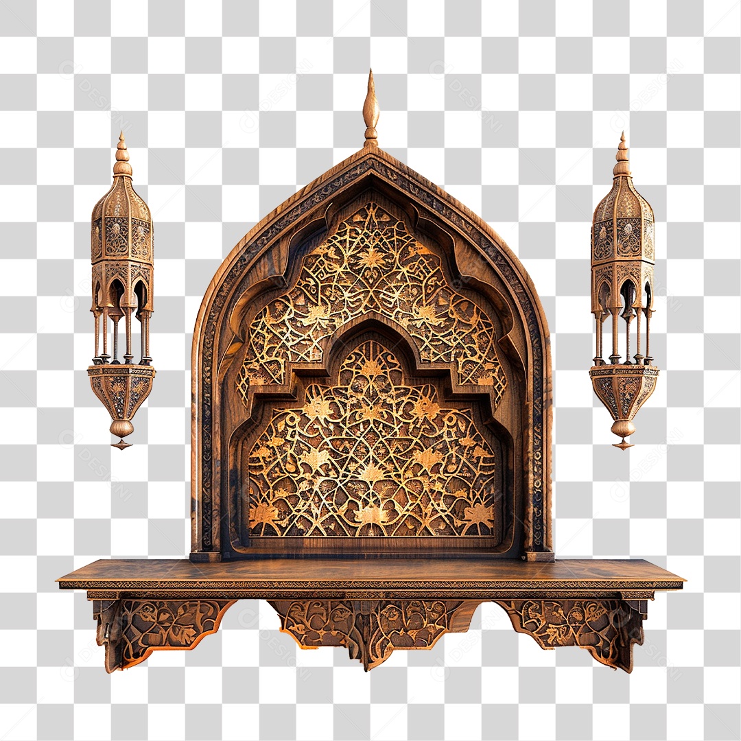 Prateleira de Parede PNG Transparente