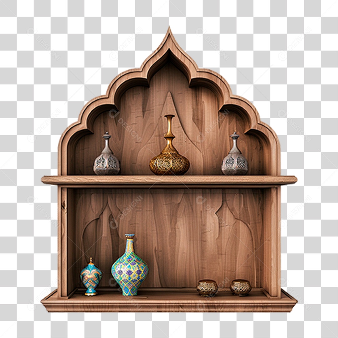 Prateleira de Parede PNG Transparente