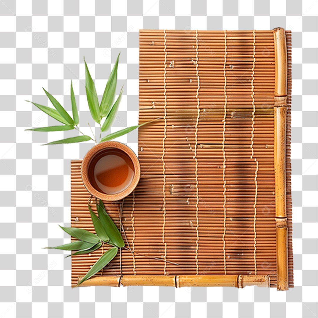 Painel de Bambu PNG Transparente