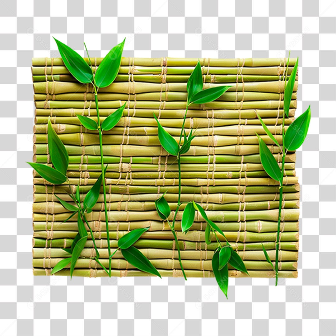 Painel de Bambu PNG Transparente