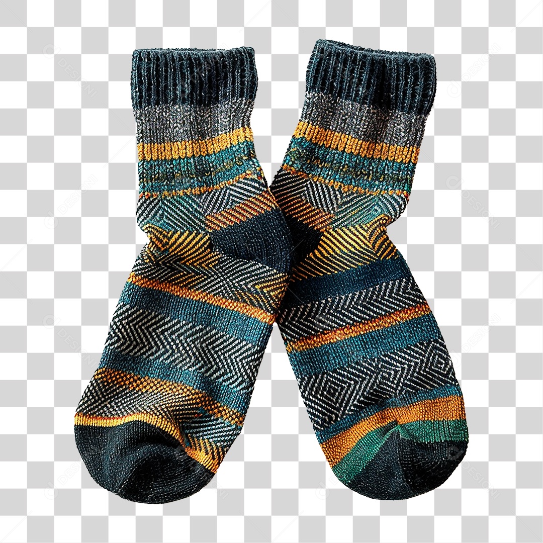 Meia de Malha PNG Transparente