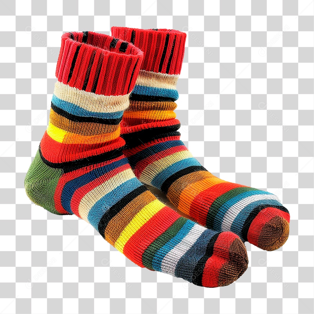 Meia de Malha PNG Transparente