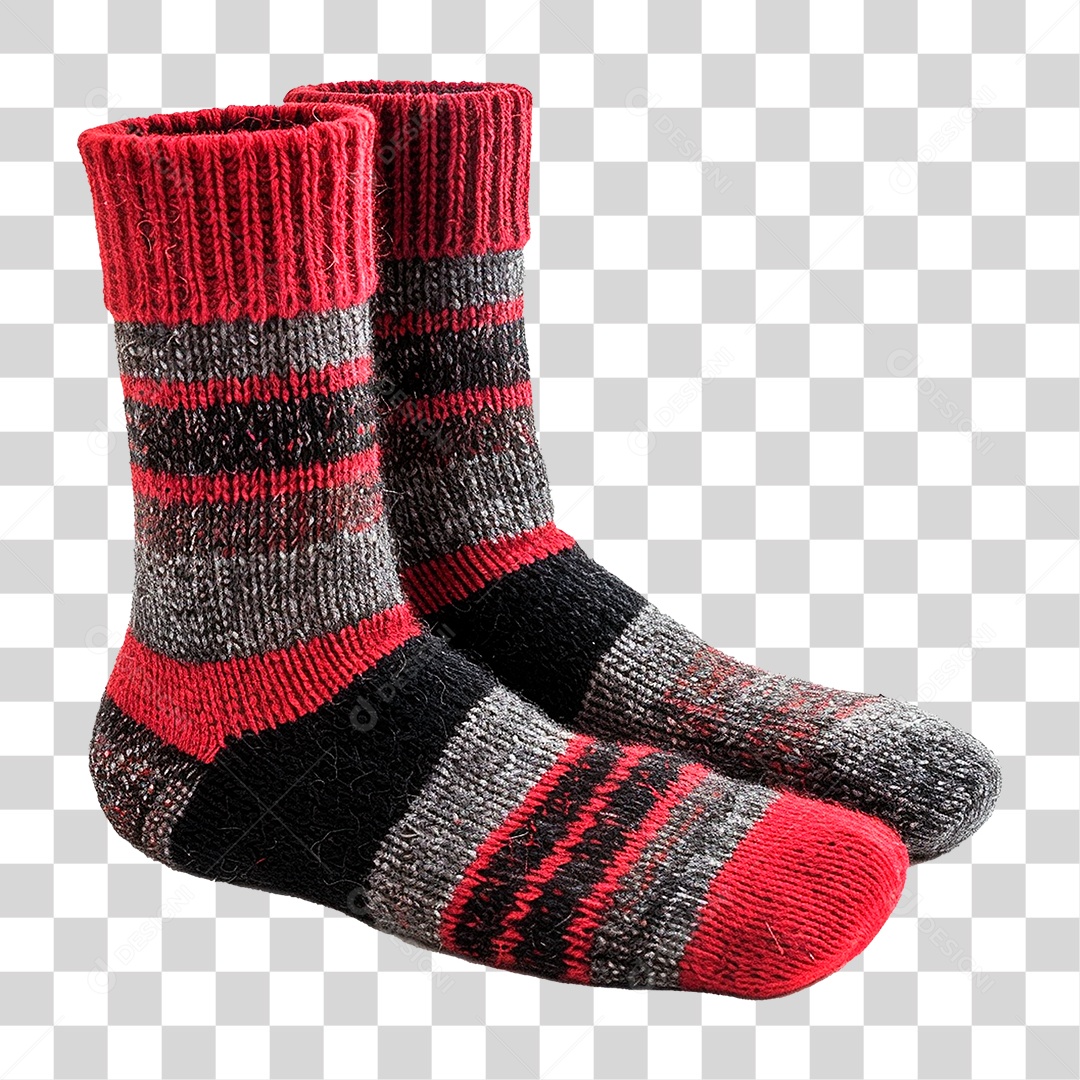 Meia de Malha PNG Transparente