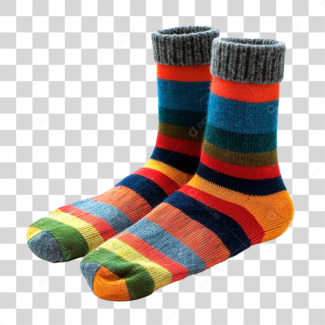 Meia de Malha PNG Transparente