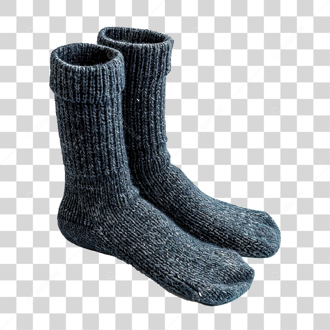 Meia de Malha PNG Transparente