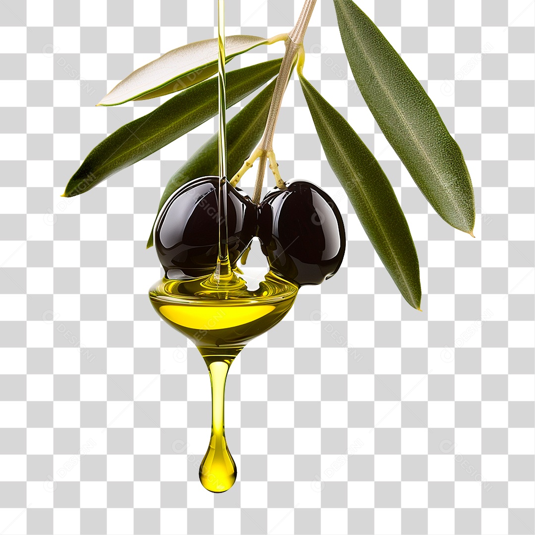 Azeite de Oliva PNG Transparente