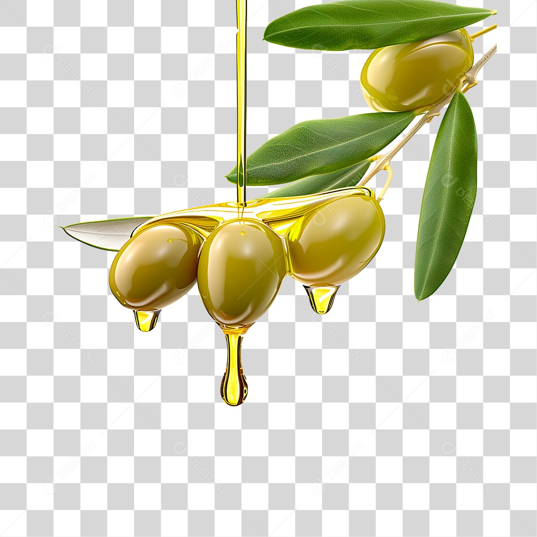 Azeite de Oliva PNG Transparente