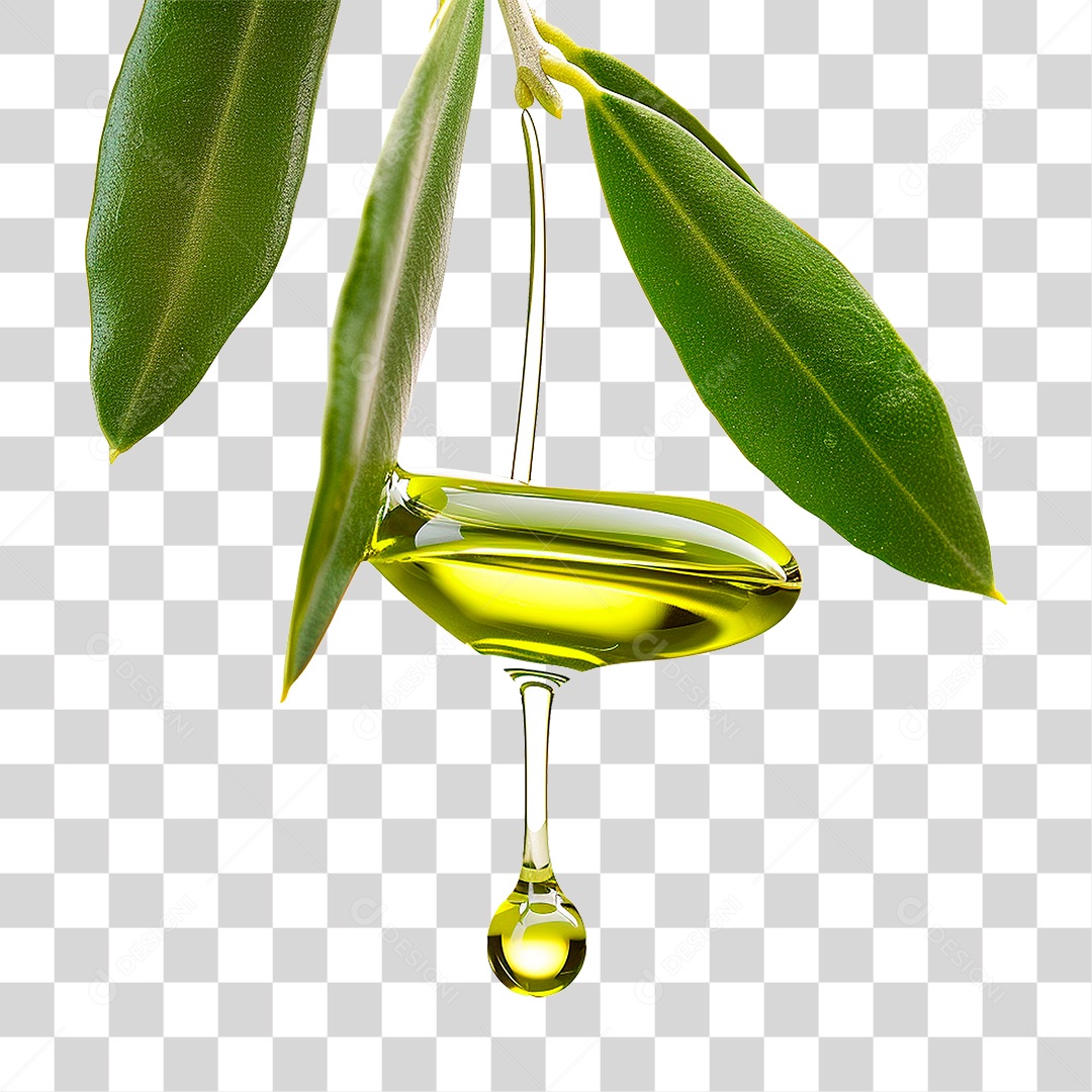 Azeite de Oliva PNG Transparente