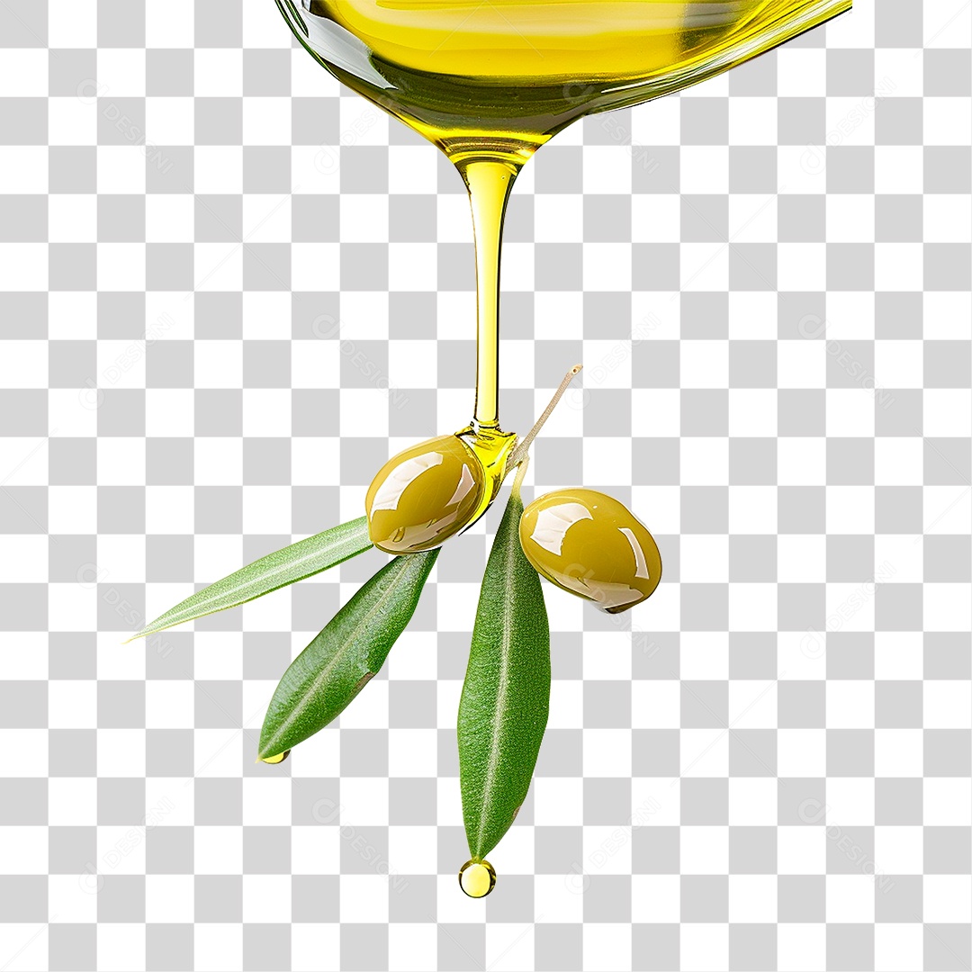 Azeite de Oliva PNG Transparente