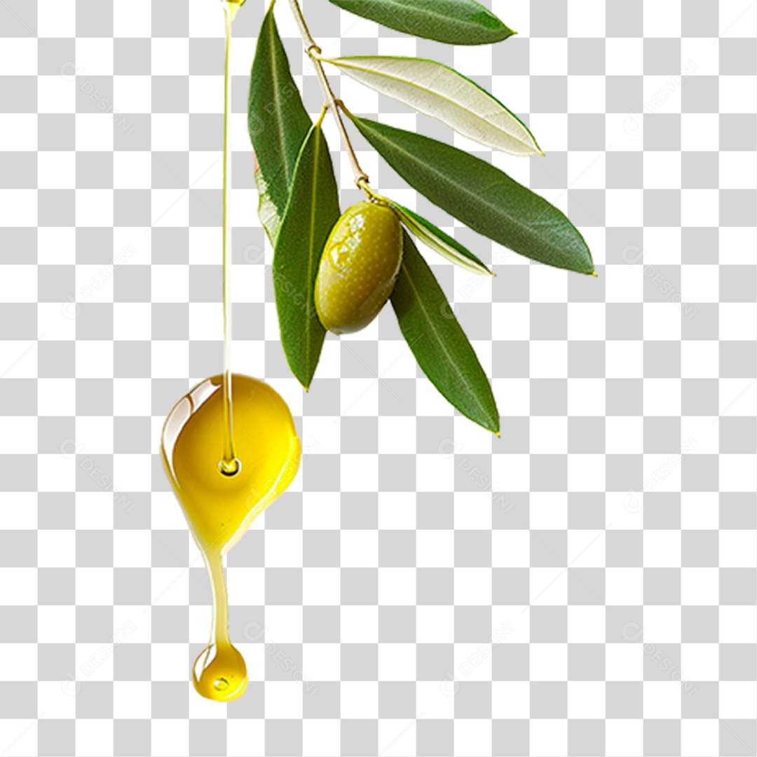 Azeite de Oliva PNG Transparente