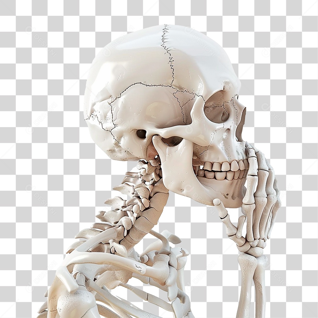 Crânio Humano PNG Transparente