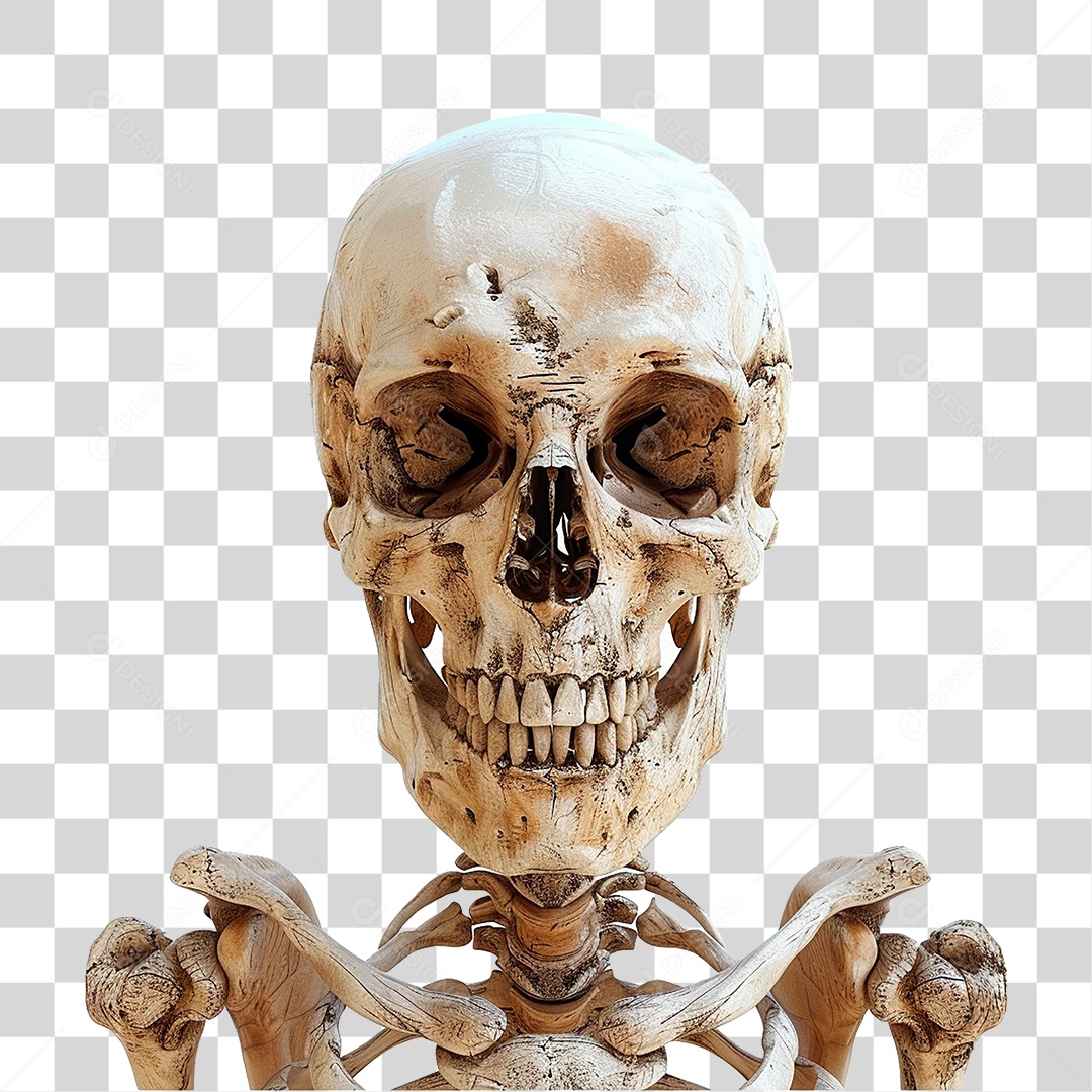 Crânio Humano PNG Transparente