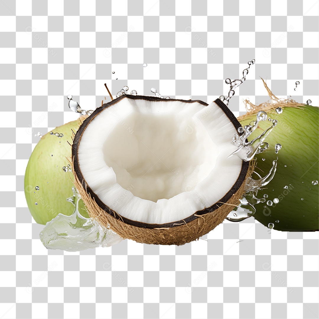 Fruta Coco PNG Transparente