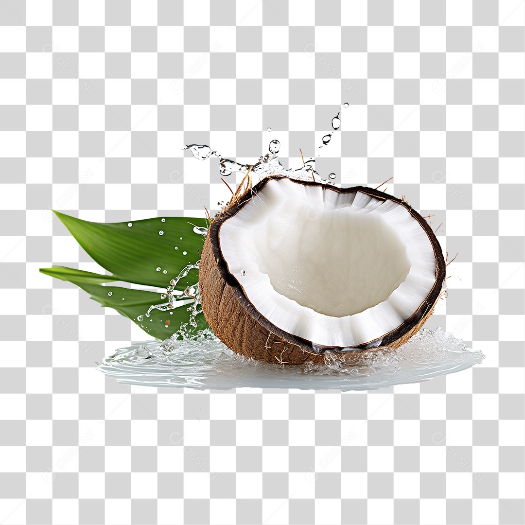 Fruta Coco PNG Transparente