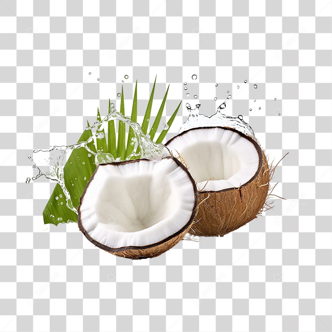 Fruta Coco PNG Transparente