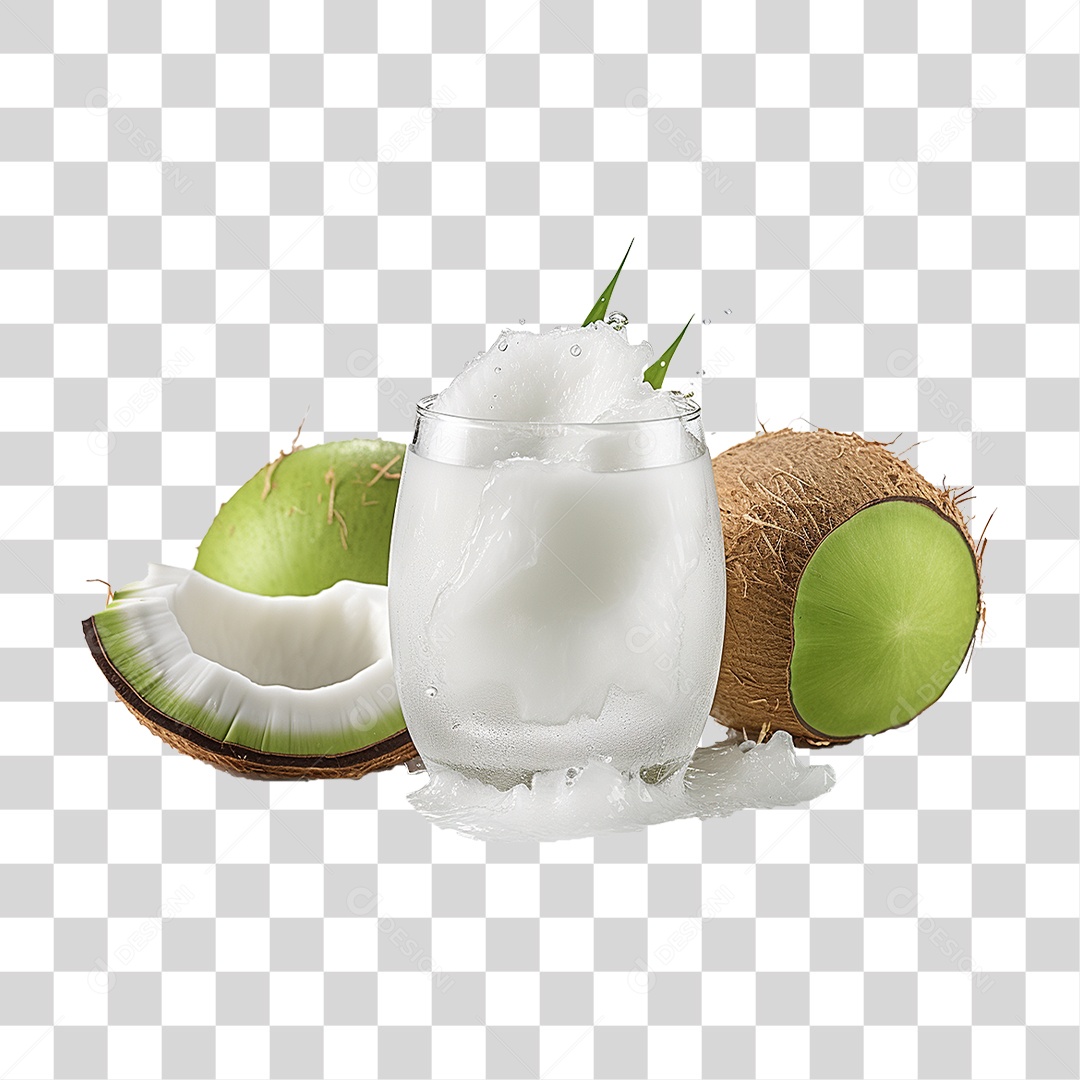 Fruta Coco PNG Transparente