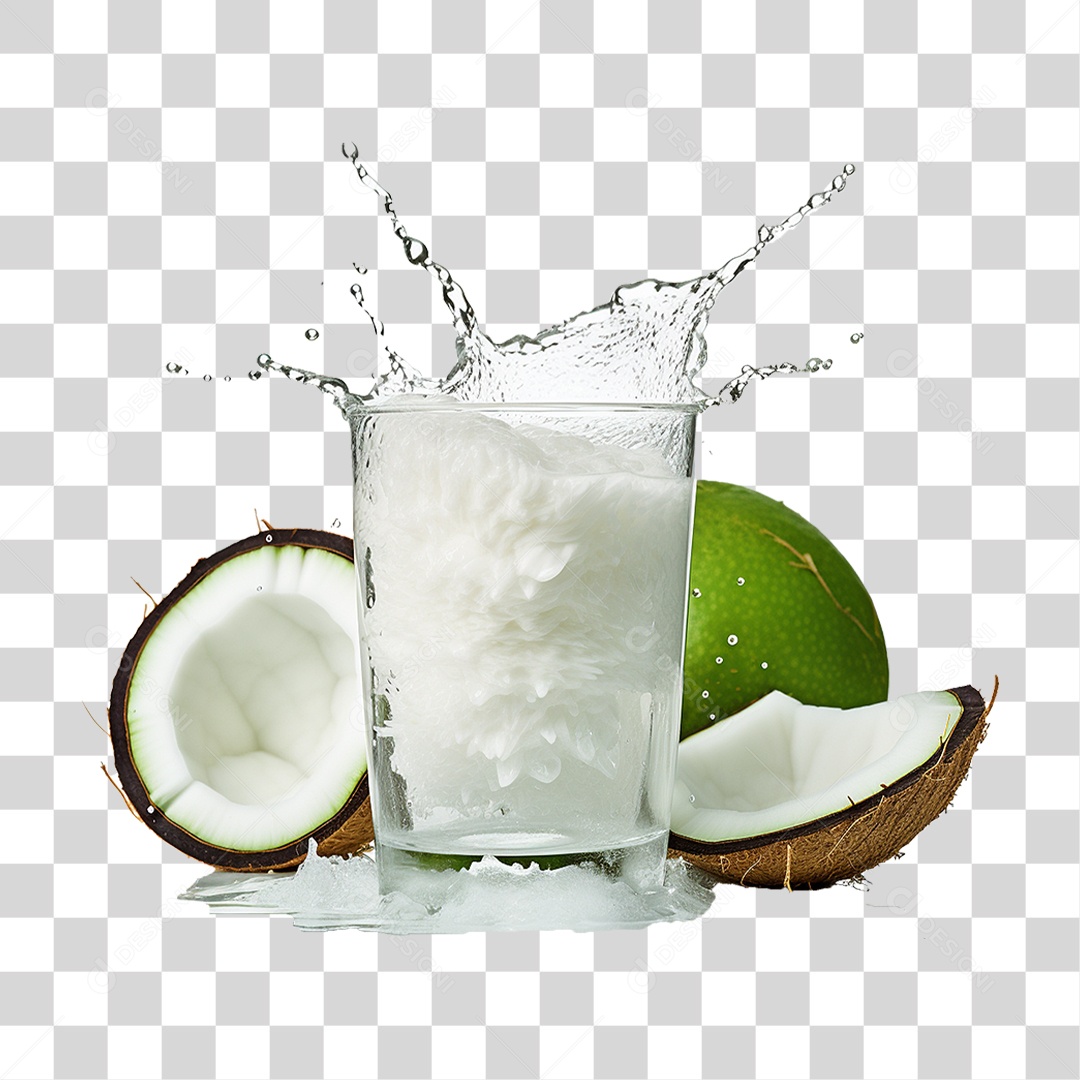 Fruta Coco PNG Transparente