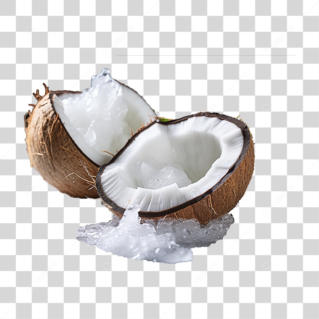 Fruta Coco PNG Transparente