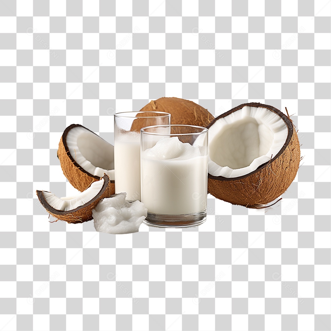 Fruta Coco PNG Transparente