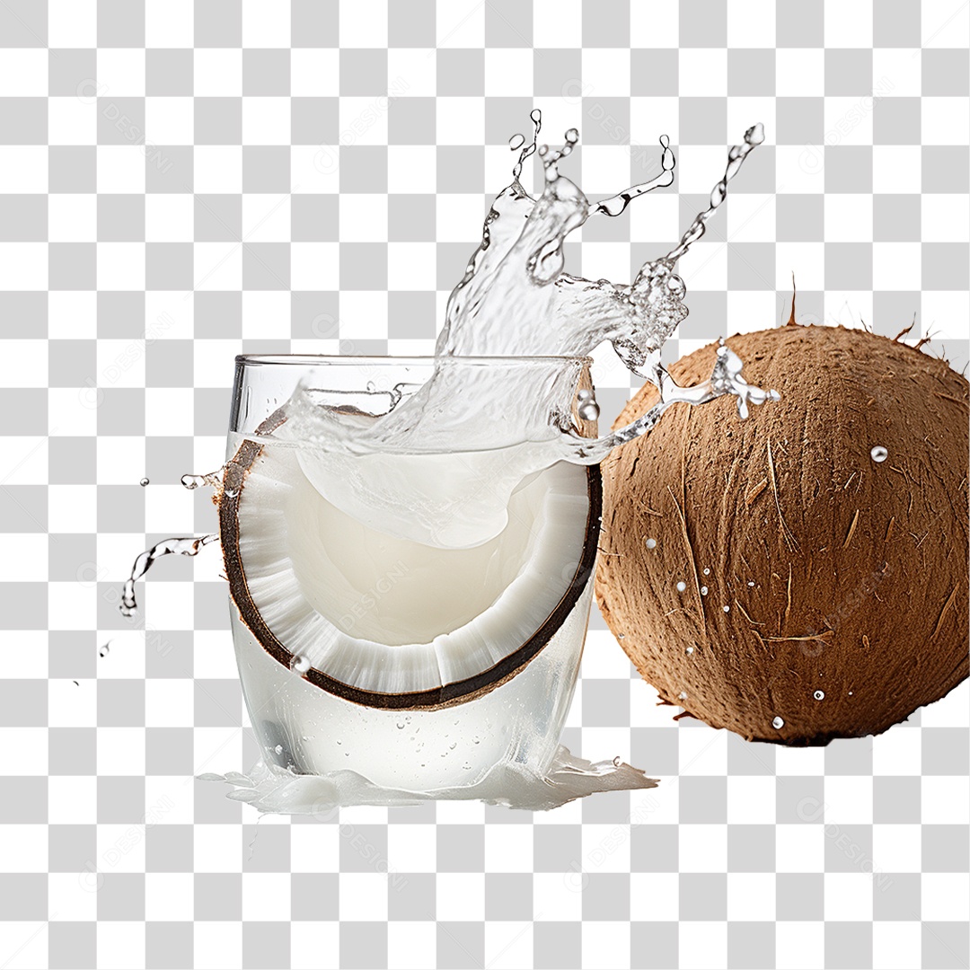 Fruta Coco PNG Transparente