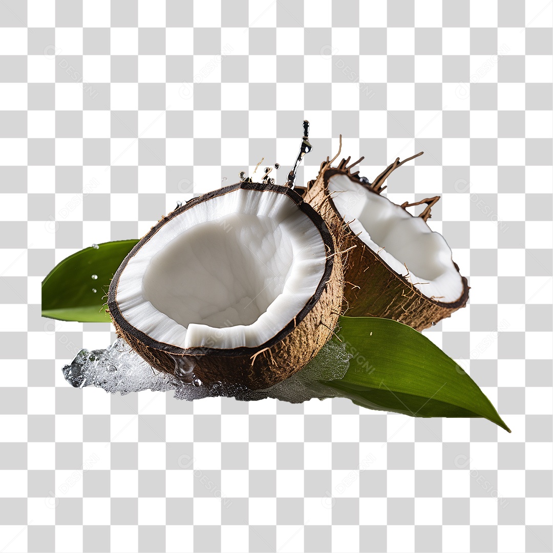 Fruta Coco PNG Transparente