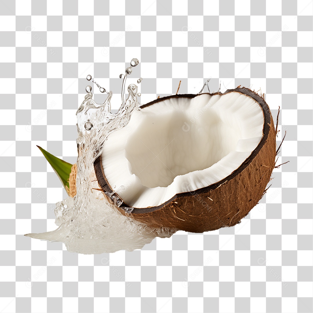 Fruta Coco PNG Transparente