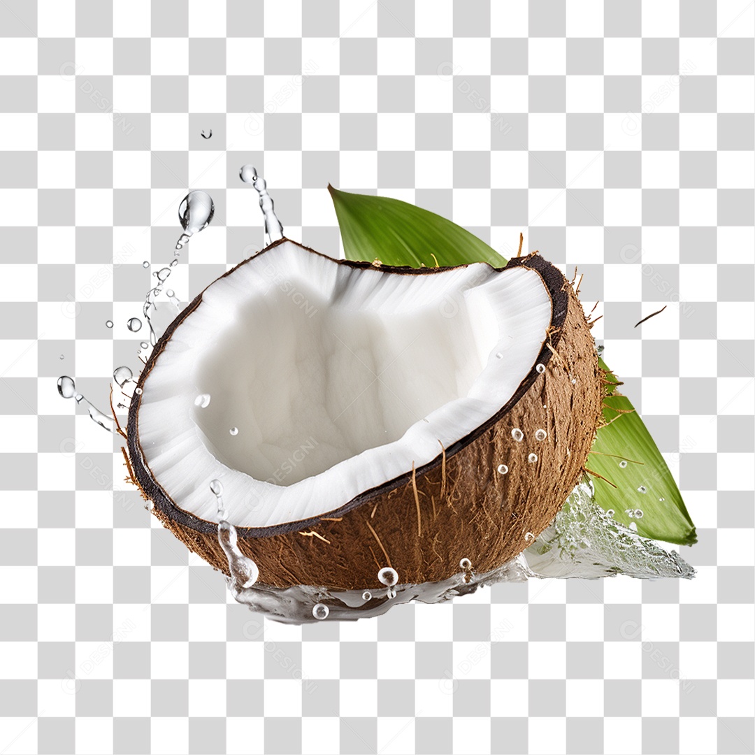 Fruta Coco PNG Transparente