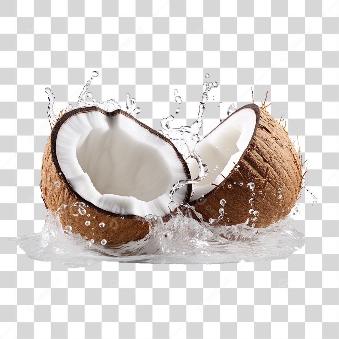 Fruta Coco PNG Transparente