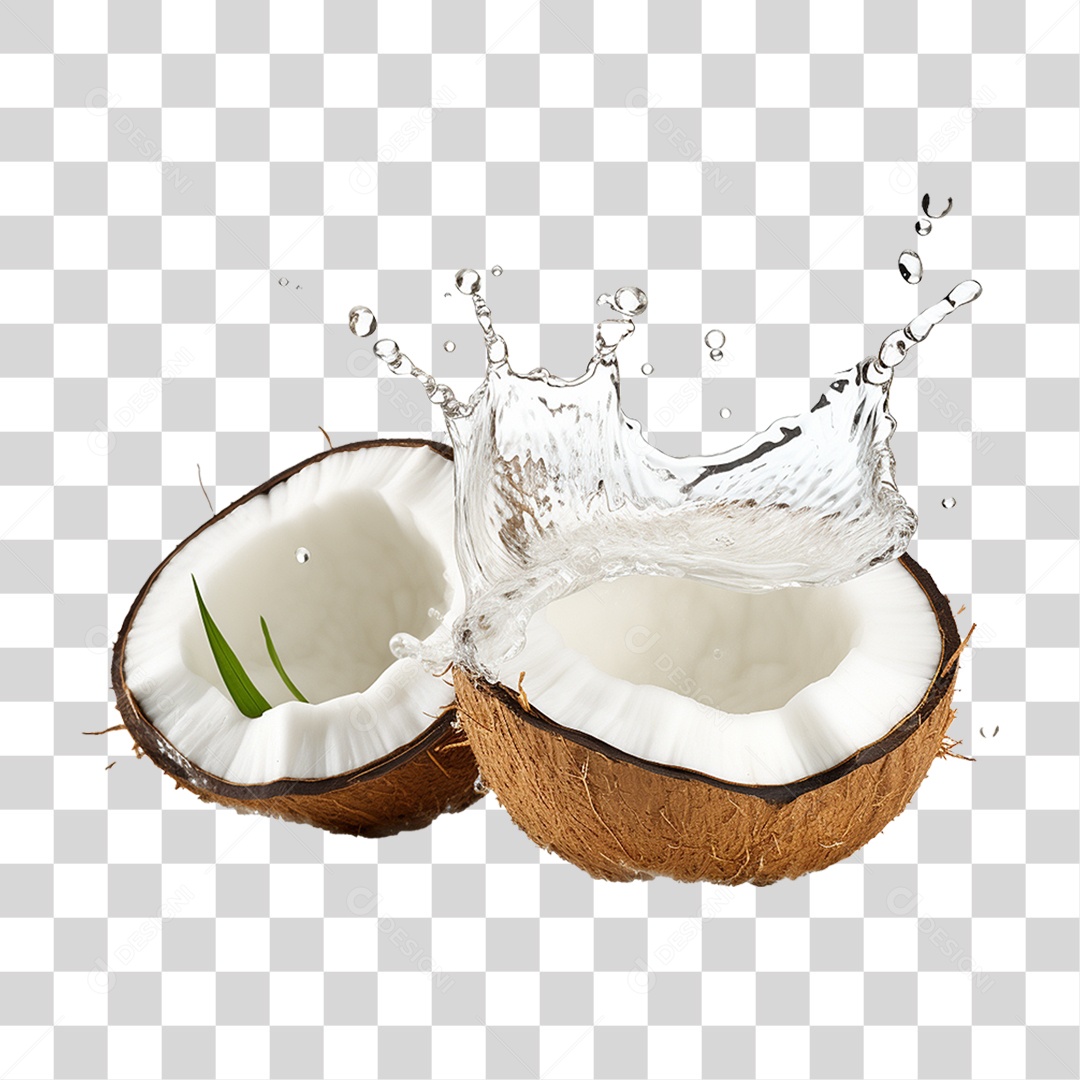 Fruta Coco PNG Transparente