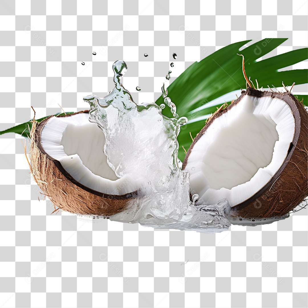 Fruta Coco PNG Transparente